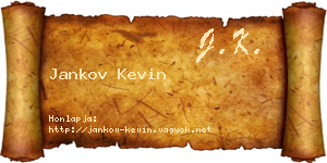 Jankov Kevin névjegykártya